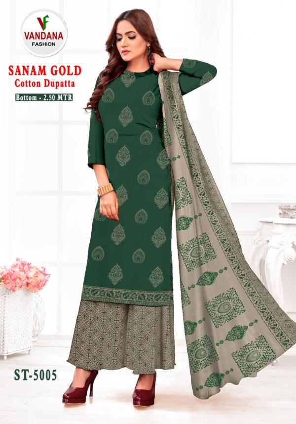 Vandana Sanam Gold Vol-5 Cotton Designer Exclusive Dress Material